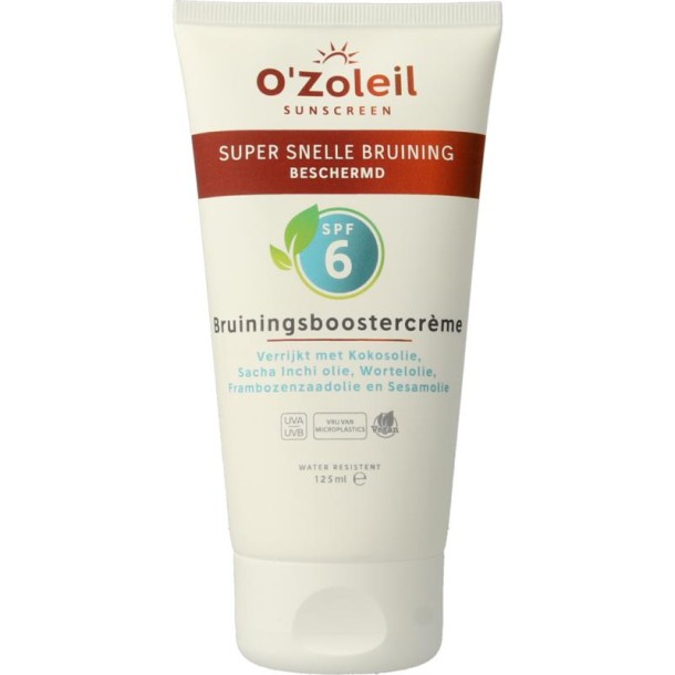 O'Zoleil Bruiningsbooster creme SPF6 (125 Milliliter)