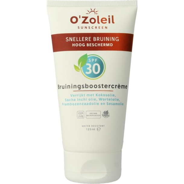 O'Zoleil Bruiningsbooster creme SPF30 (125 Milliliter)