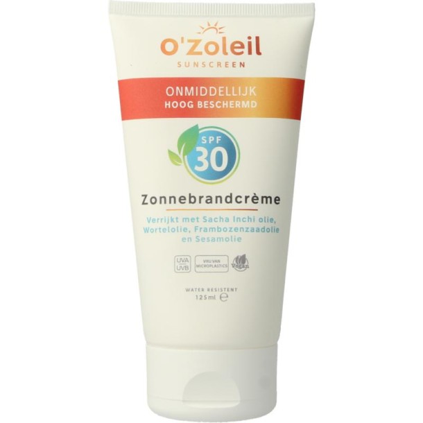 O'Zoleil Zonnebrandcreme SPF30 (125 Milliliter)