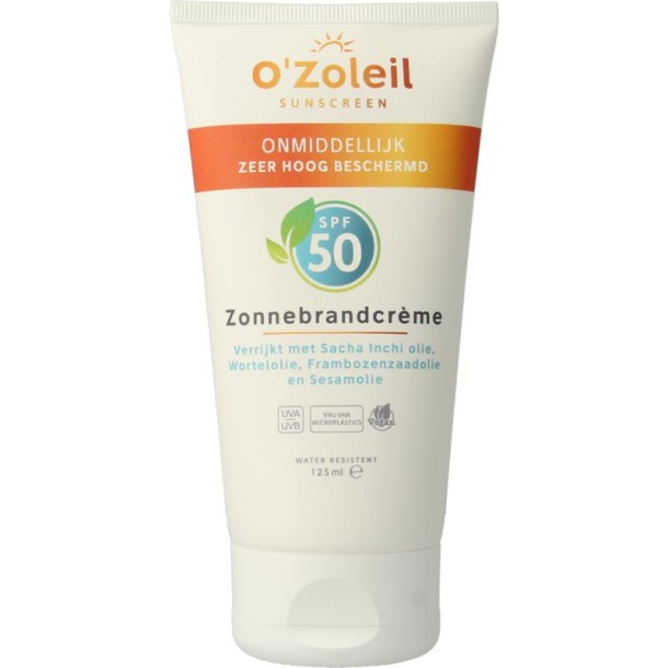 O'Zoleil Zonnebrandcreme SPF50 (125 Milliliter)