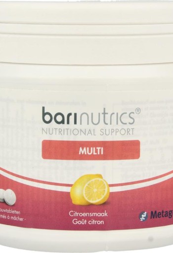Barinutrics Multi citroen (90 Kauwtabletten)