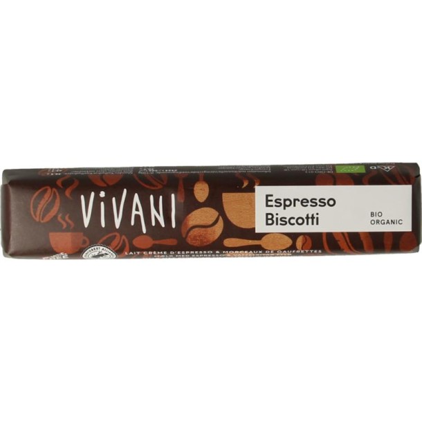 Vivani Chocolate To Go espresso biscotti bio (40 Gram)