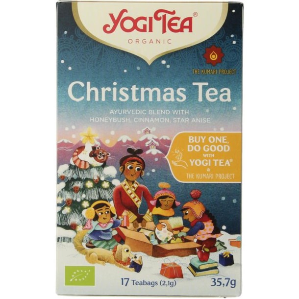 Yogi Tea Christmas tea builtje bio (17 Zakjes)