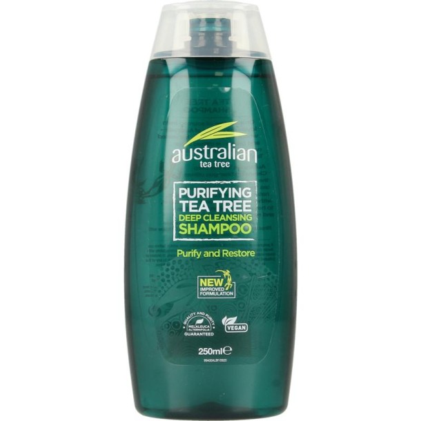 Optima Shampoo Australian tea tree deep cleansing (250 Milliliter)