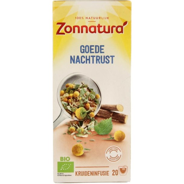 Zonnatura Goede nachtrust thee bio (20 Zakjes)