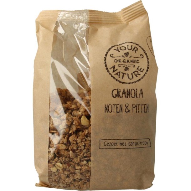 Your Organic Nat Granola noten en pitten bio (375 Gram)