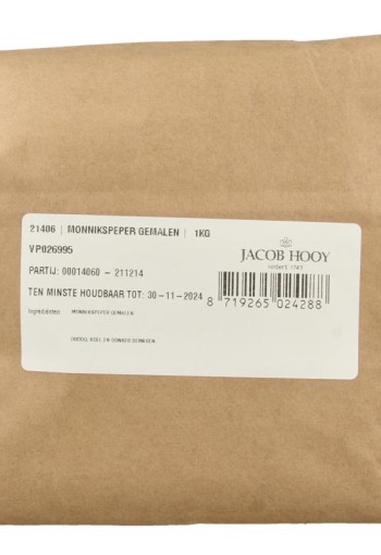 Jacob Hooy Monnikspeper gemalen (1 Kilogram)