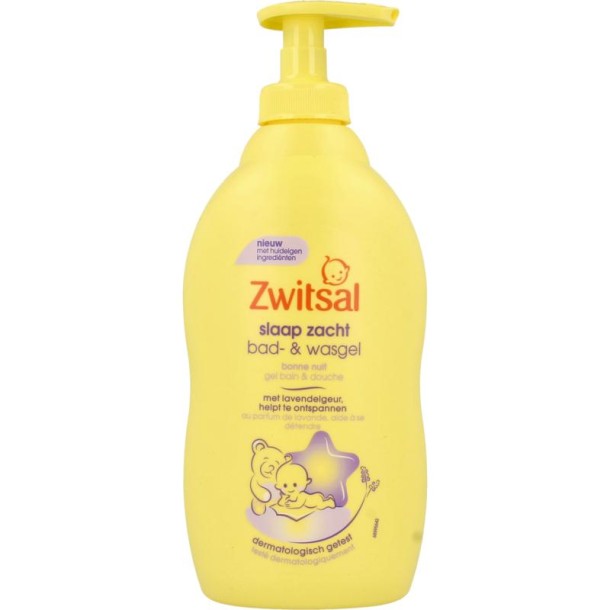 Zwitsal Bad/wasgel lavendel (400 Milliliter)