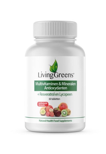 Livinggreens Multi vitaminen & mineralen antioxidant (60 Tabletten)