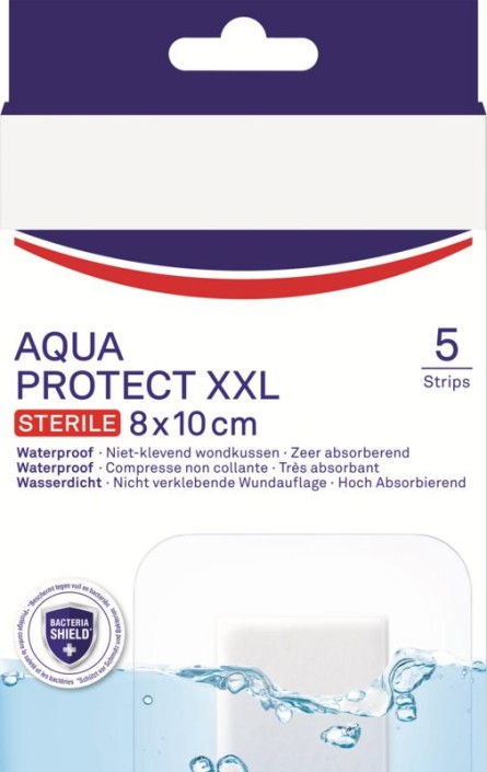 Hansaplast Aqua protect antibacterieel XXL (5 Stuks)