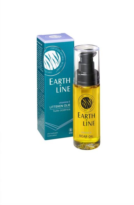 Earth Line Vitamine E litteken olie (30 Milliliter)