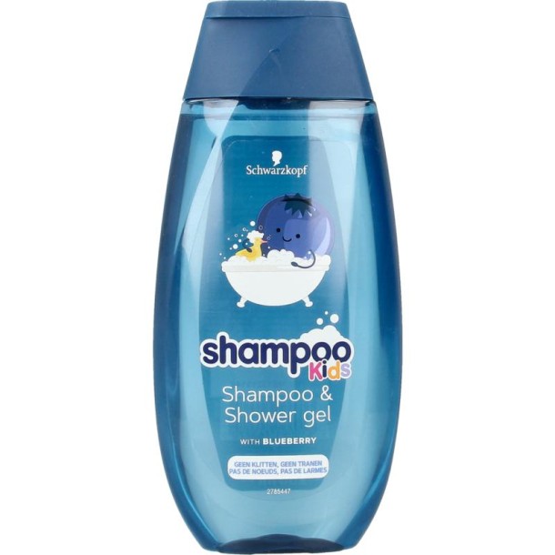 Schwarzkopf Kids blueberry shampoo & showergel (250 Milliliter)