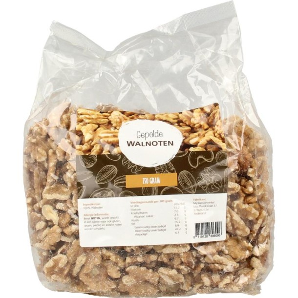 Mijnnatuurwinkel Walnoten (750 Gram)