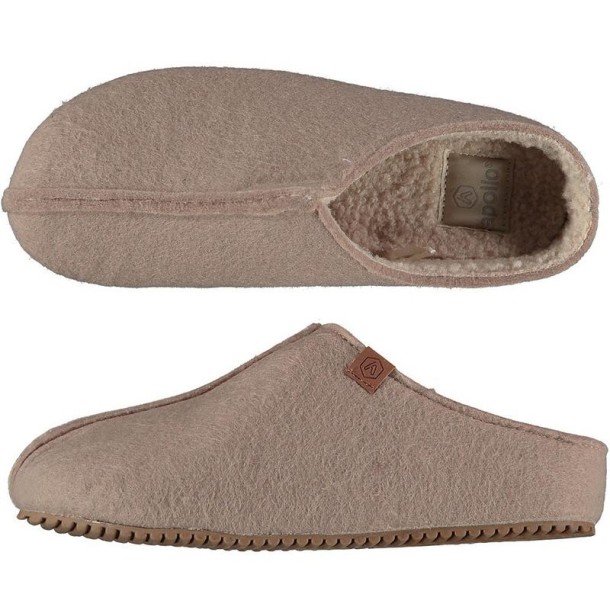 Apollo Zweedse slof beige maat 37/38 dames (1 Paar)