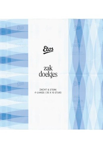 Etos Zak­doek­jes zacht & sterk 30 x 10 stuks