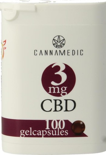 Cannamedic CBD Capsules 3mg (100 Capsules)