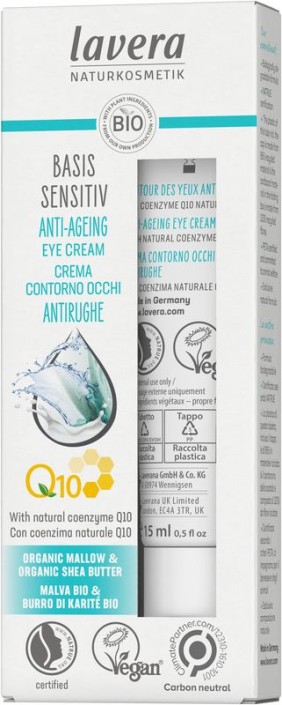 Lavera Basis Q10 eye cream EN-IT (15 Milliliter)