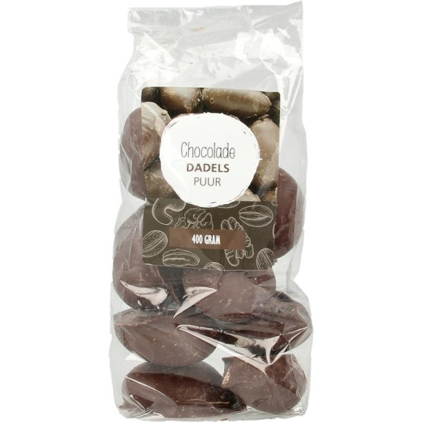 Mijnnatuurwinkel Chocolade dadels puur (400 Gram)