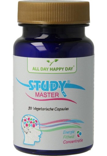 Alldayhappyday Study master (30 Vegetarische capsules)