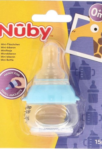 Nuby Mini flesje 15ml 0+ maanden (15 Milliliter)