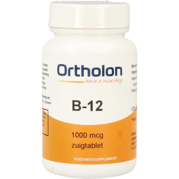 Ortholon Vitamine B12 1000mcg (120 Zuigtabletten)