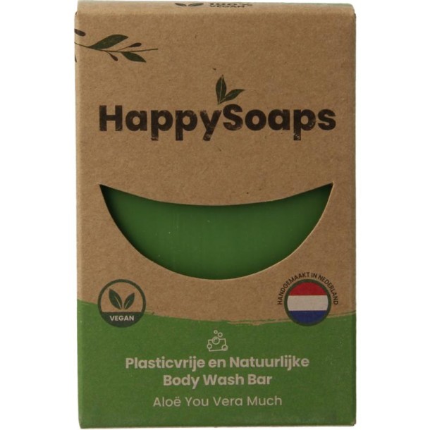 Happysoaps Body bar aloe you vera much (100 Gram)