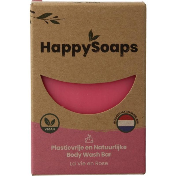 Happysoaps Body bar la vie en rose (100 Gram)