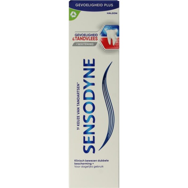 Sensodyne Tandpasta gevoeligheid & tandvlees whitening (75 Milliliter)