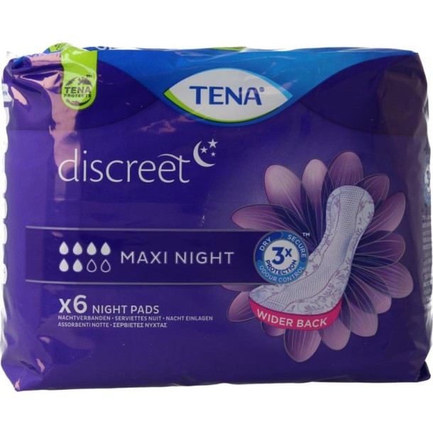 Tena Lady maxi night (6 Stuks)