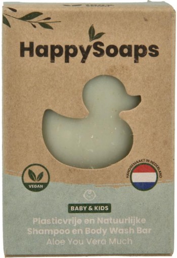 Happysoaps Baby shampoo & body wash aloe you very much (80 Gram)