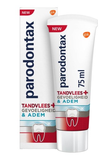 Parodontax Tandpasta tandvlees + gevoeligheid & adem (75 Milliliter)