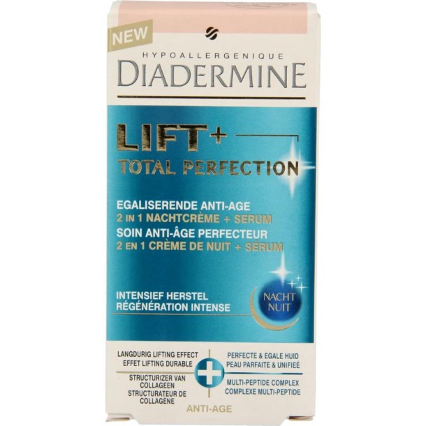 Diadermine Lift+ perfect total perfection night cream & serum (50 Milliliter)