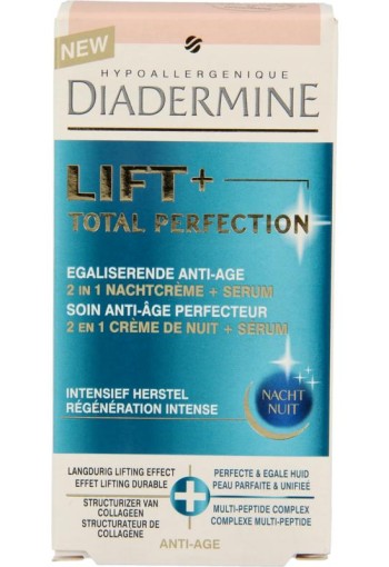 Diadermine Lift+ perfect total perfection night cream & serum (50 Milliliter)