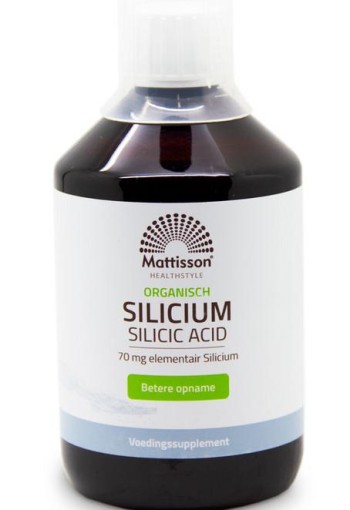 Mattisson Organisch silicium 70mg (500 Milliliter)