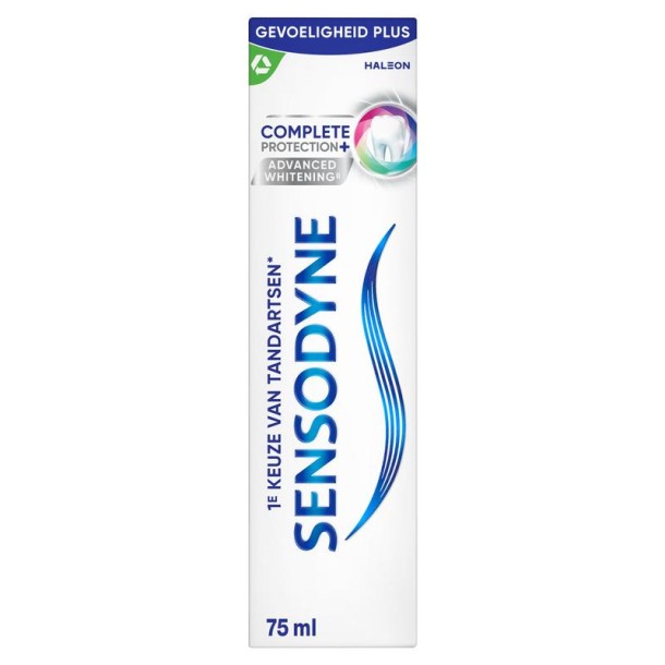 Sensodyne Tandpasta complete protec adv white (75 Milliliter)