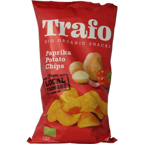 Trafo Chips paprika bio (125 Gram)