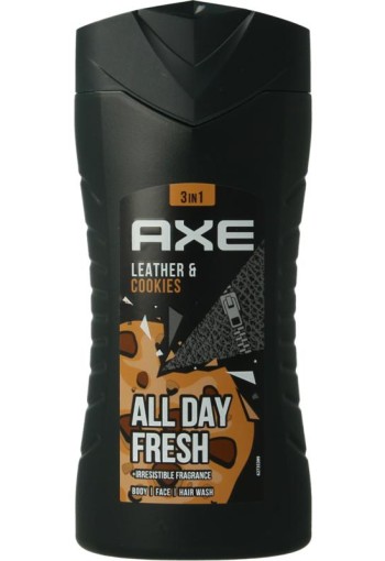 AXE Showergel collision leather & cookies (250 Milliliter)