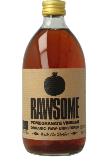 Rawsome Granaatappelazijn with the mother bio (500 Milliliter)