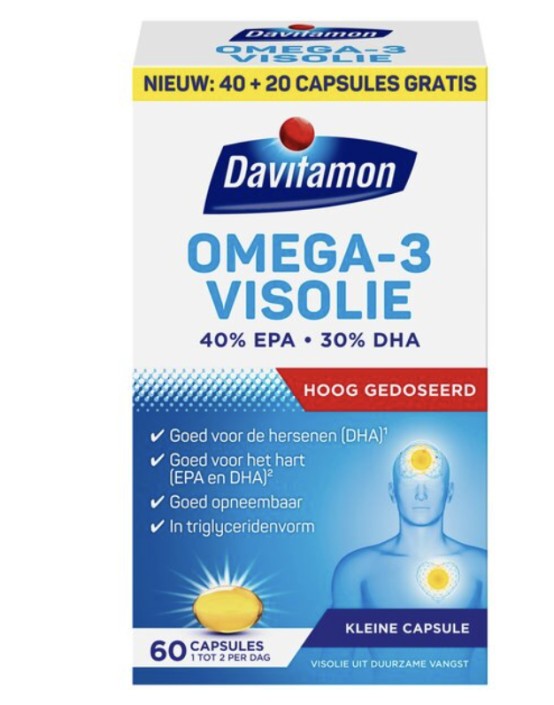 Davitamon Compleet Omega 3 Visolie 30 Capsules