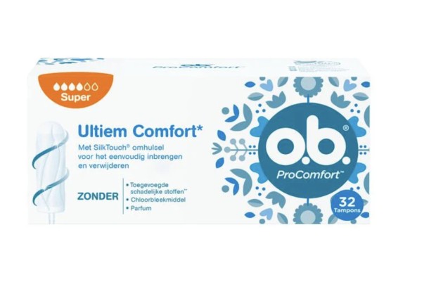 o.b. ProComfort Super Tampons 32st