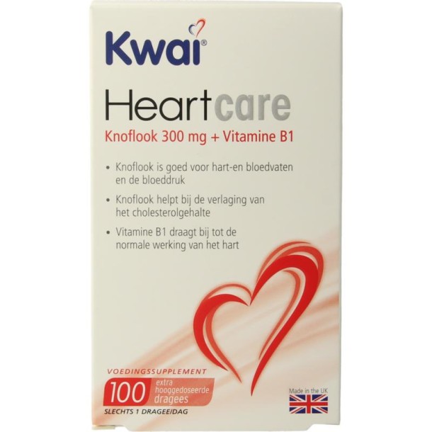 Kwai Heartcare knoflook (100 Dragees)