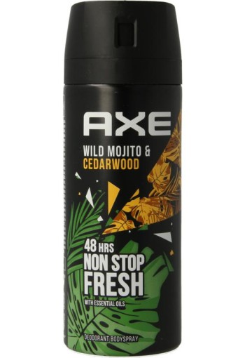 AXE Deodorant bodyspray wild mojito & cedarwood (150 Milliliter)