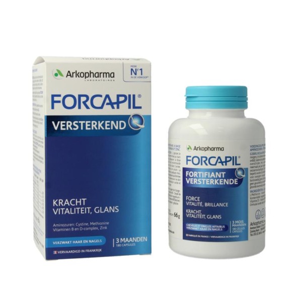 Forcapil Versterkende capsules voor haar en nagels (180 Capsules)