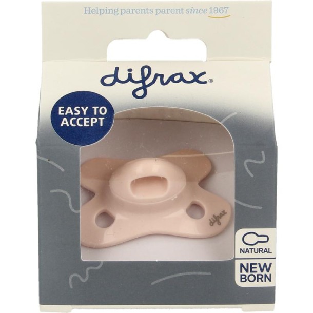 Difrax Fopspeen natural newborn assorti (1 Stuks)