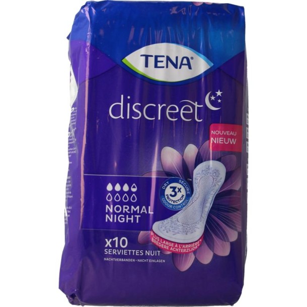 Tena Discreet normal night (10 Stuks)