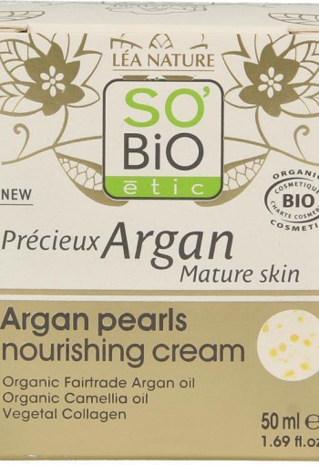 So Bio Etic Argan pearls nourishing cream (50 Milliliter)