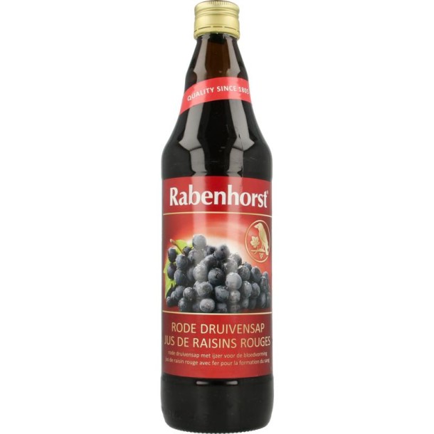 Rabenhorst Druivensap met ijzer (750 Milliliter)