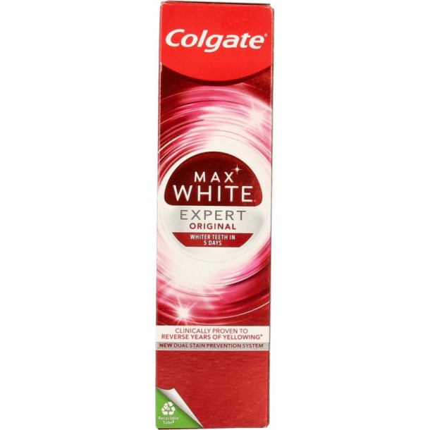 Colgate Tandpasta max white expert orginal (75 Milliliter)
