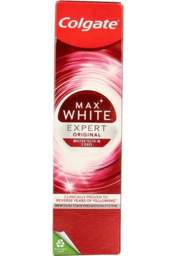 Colgate Tandpasta max white expert orginal (75 Milliliter)