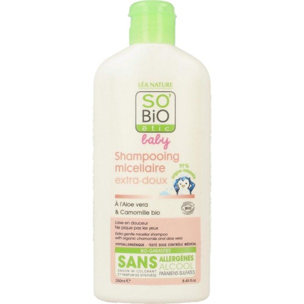 So Bio Etic Baby shampoo micellair (250 Milliliter)